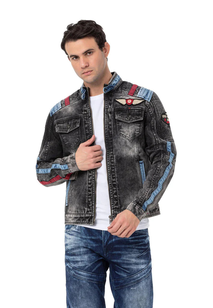 Cipo & Baxx KEN Herren Jeans Jacke Denim CJ300