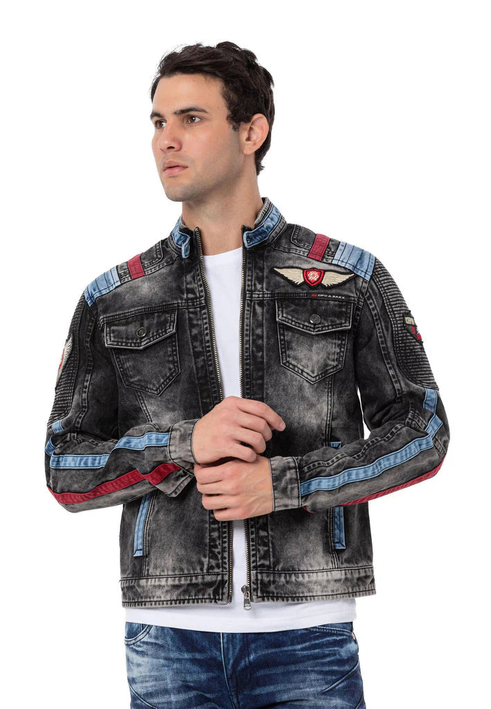 Cipo & Baxx KEN Herren Jeans Jacke Denim CJ300