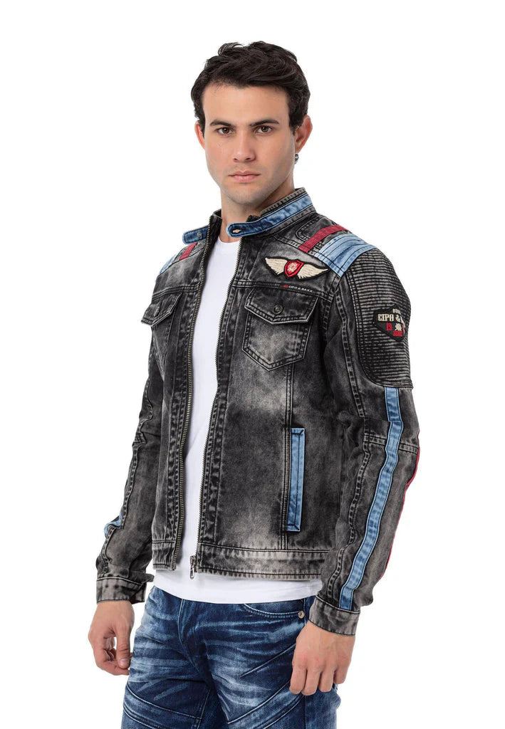 Cipo & Baxx KEN Herren Jeans Jacke Denim CJ300