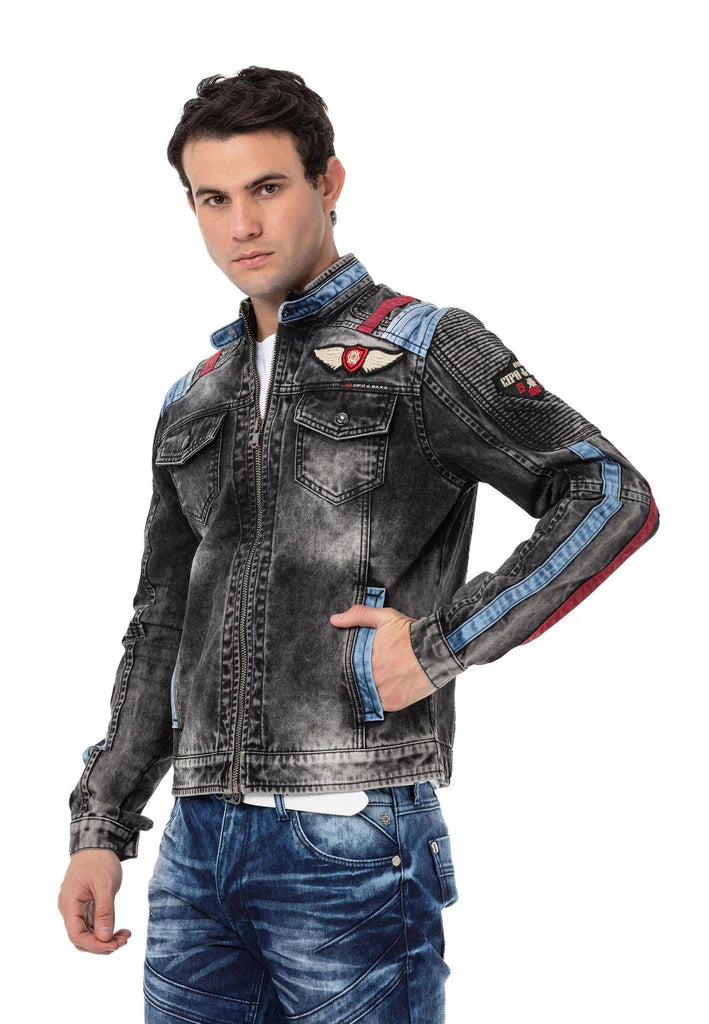 Cipo & Baxx KEN Herren Jeans Jacke Denim CJ300