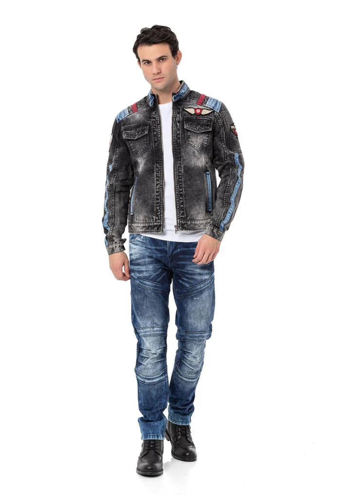 Cipo & Baxx KEN Herren Jeans Jacke Denim CJ300