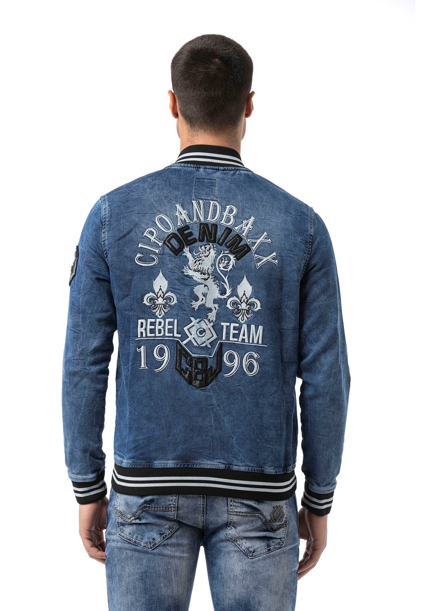 Cipo & Baxx TENNESSEE Herren Jeans Jacke Denim CJ310