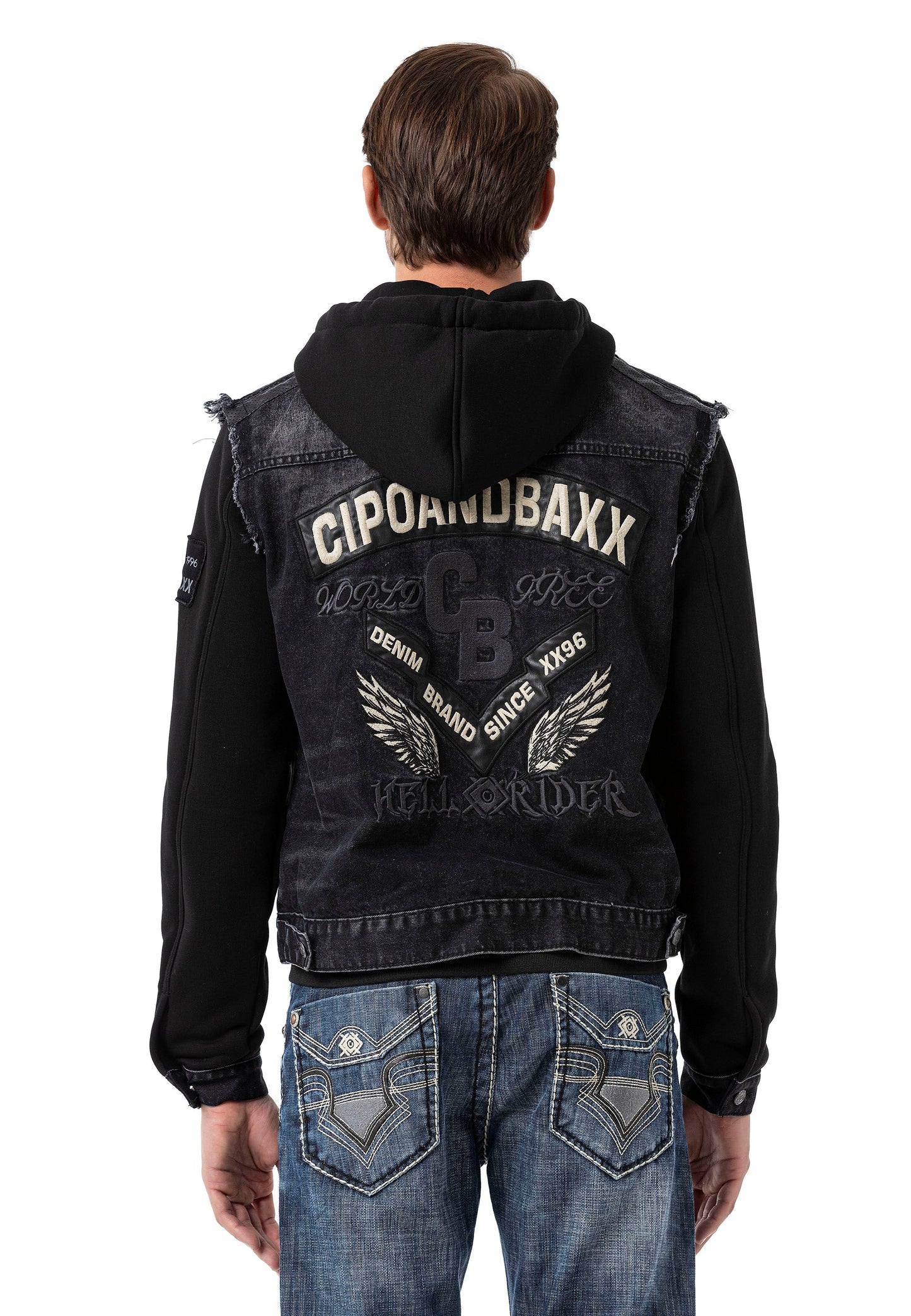 Cipo & Baxx RENAN Herren Jeans Jacke Denim CJ307