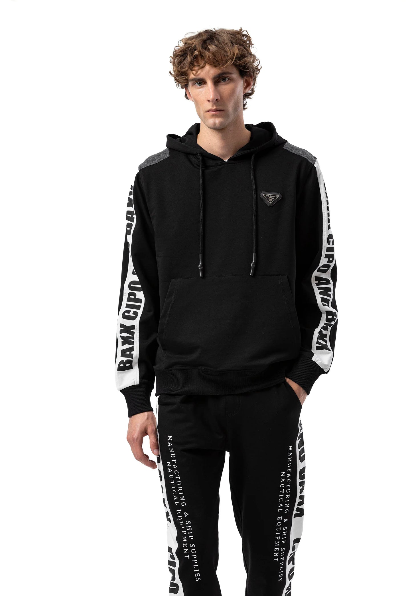 Cipo & Baxx BRENTWOOD Herren Trainingsanzug Sweatshirt + Jogginghose  CLR162