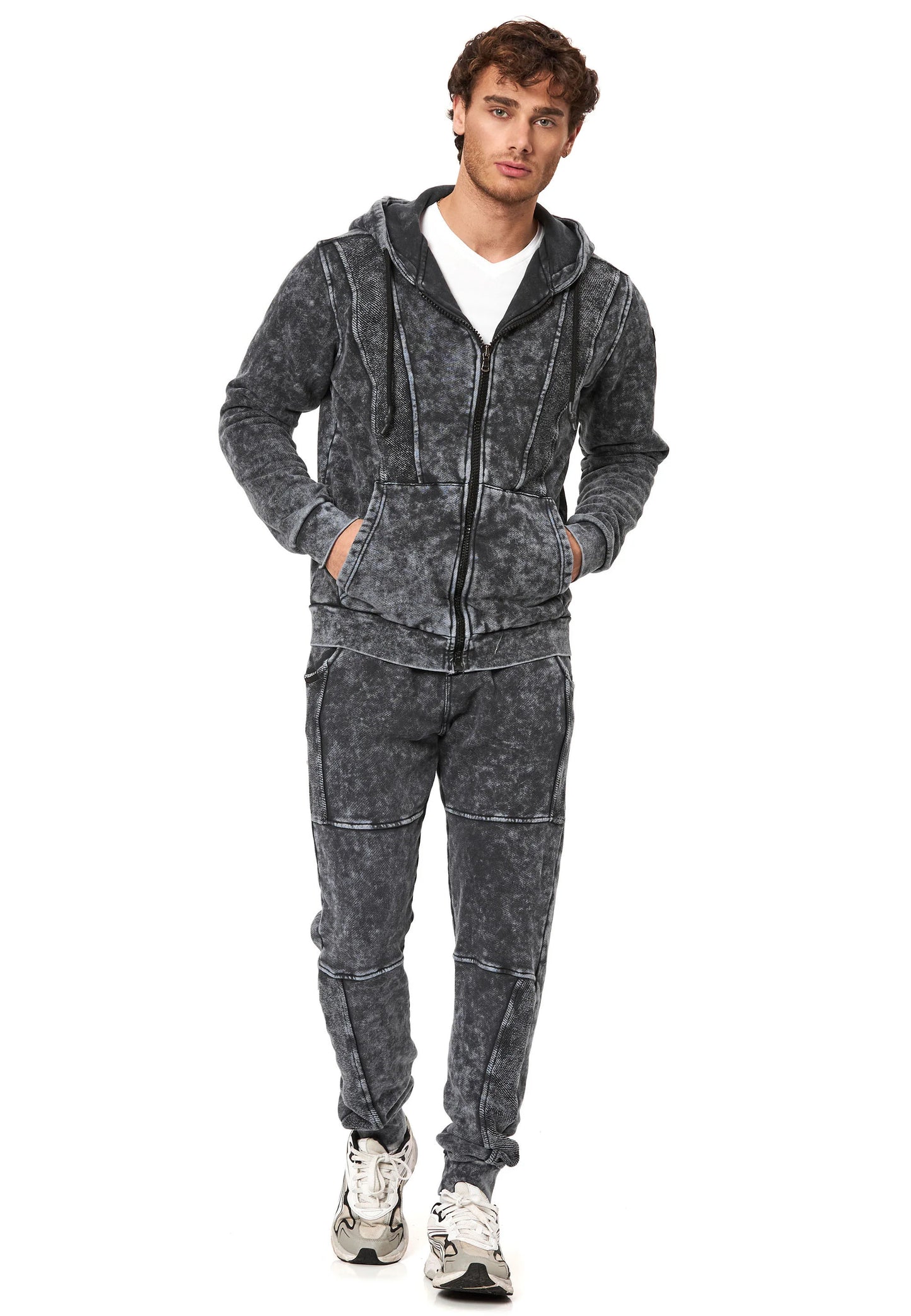 Cipo & Baxx HARLEM Herren Trainingsanzug Sweatshirt + Jogginghose  CLR165