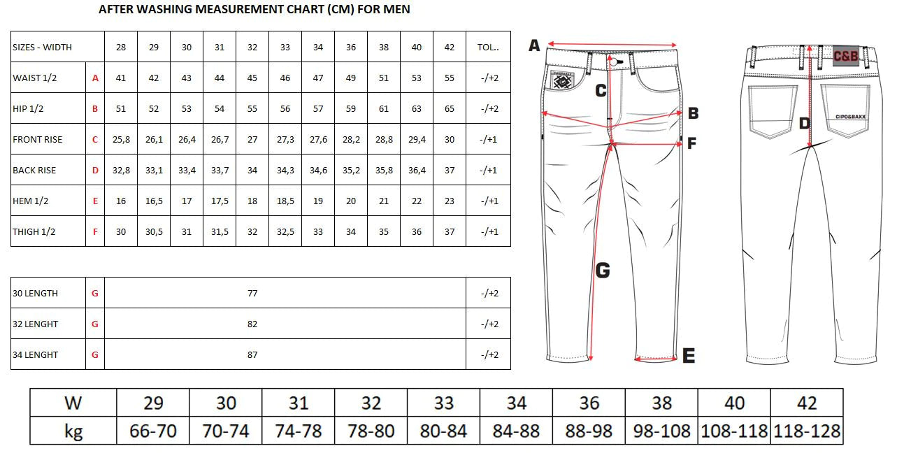 Cipo &amp; Baxx NEWPORT jeans de hombre denim C-1178