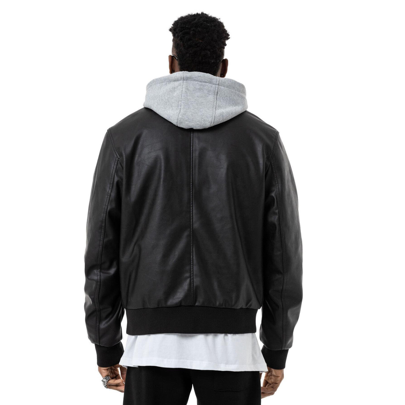 Red Bridge Herren Lederjacke Kapuze Red Bridge Sommer Bomberjacke