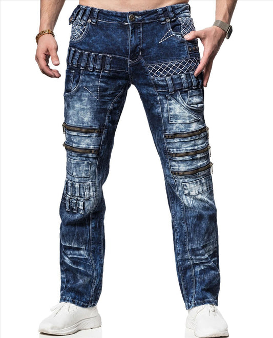 K&M Kosmo Lupo TITO Herren Jeans Denim Straight Cut