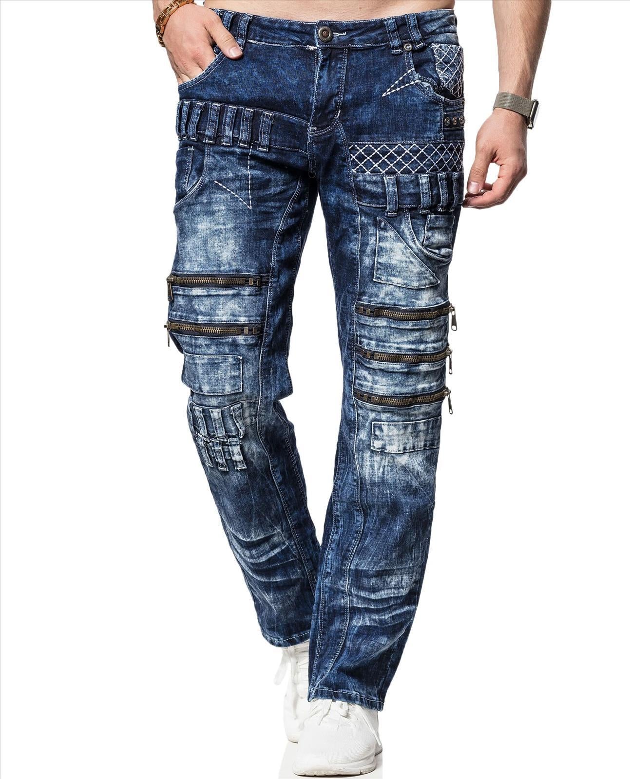 K&M Kosmo Lupo TITO Herren Jeans Denim Straight Cut