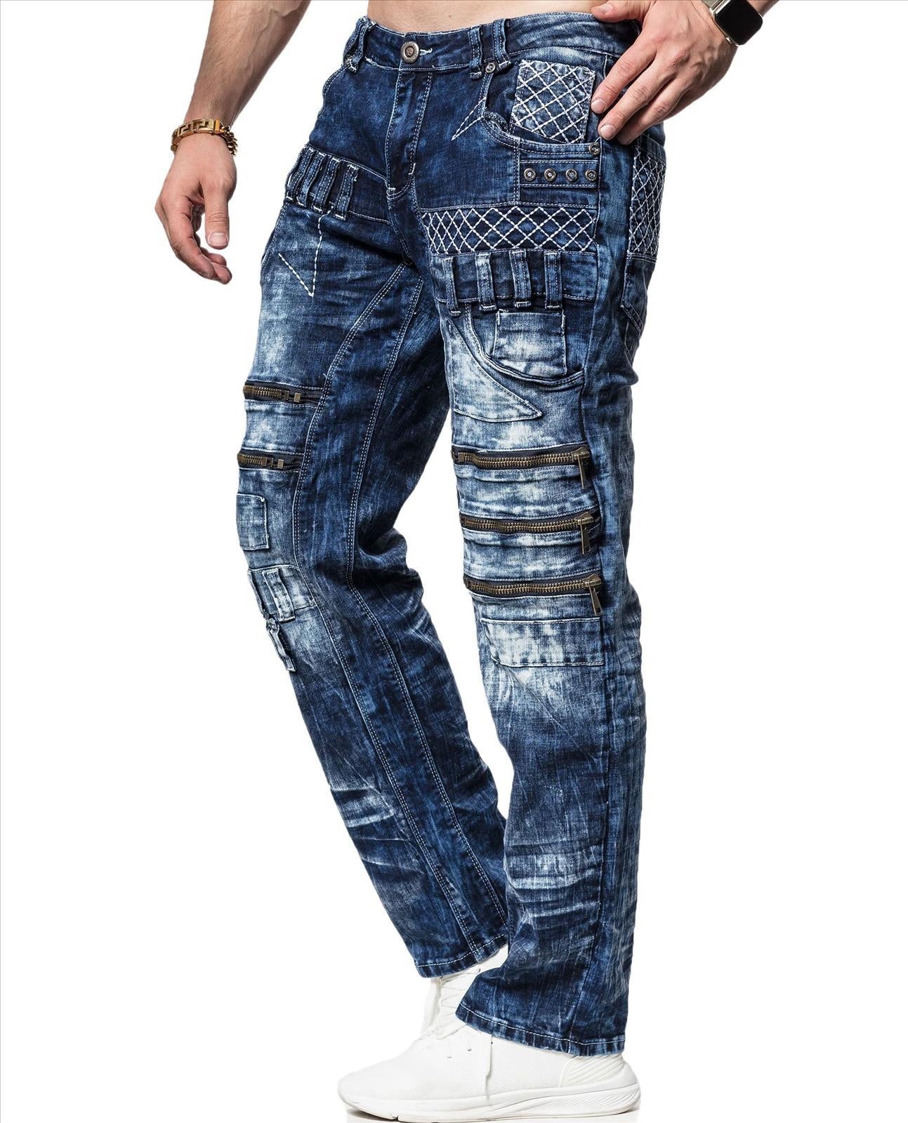 K&M Kosmo Lupo TITO Herren Jeans Denim Straight Cut