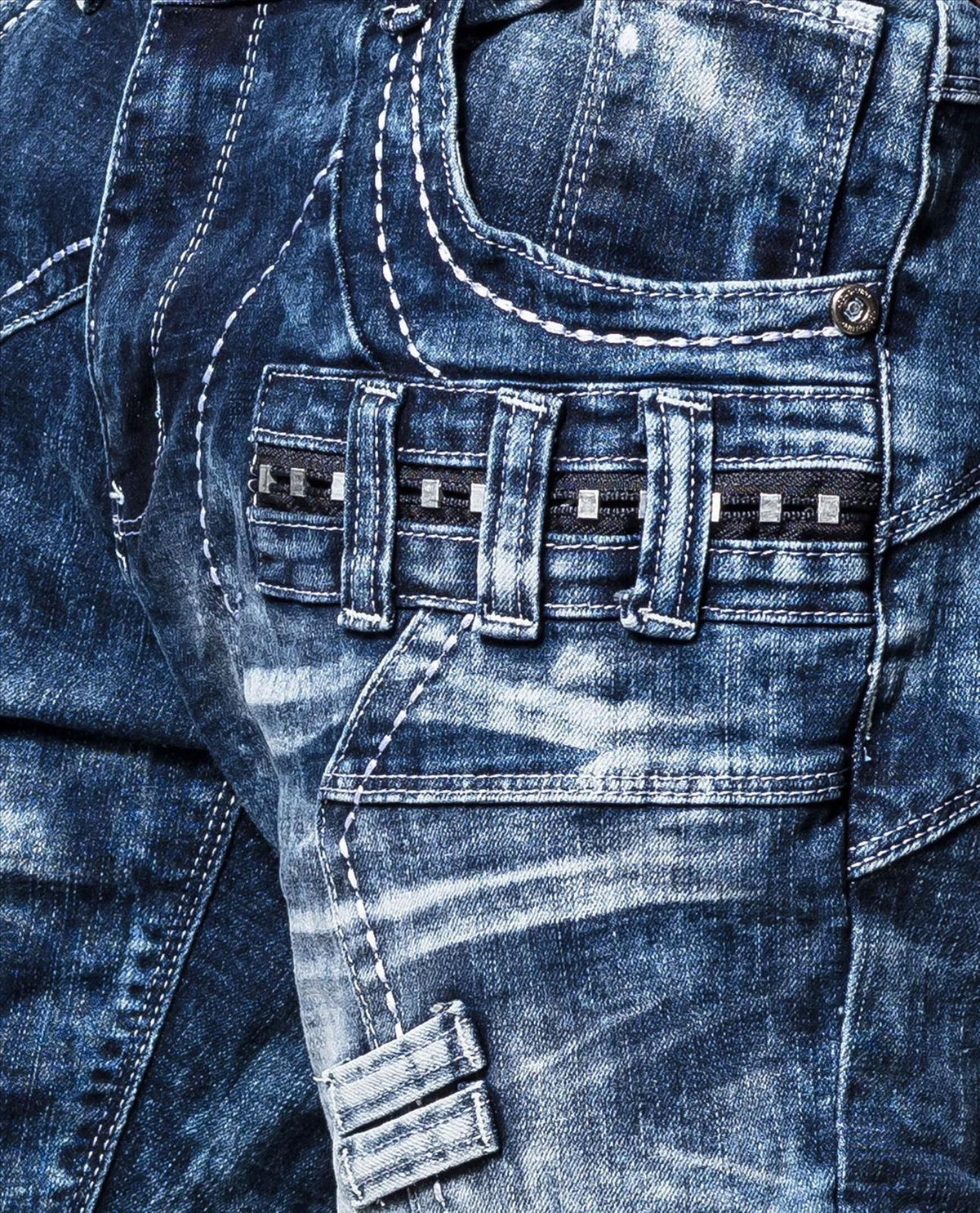 Kosmo Lupo men's jeans MARBLE Straight Cut