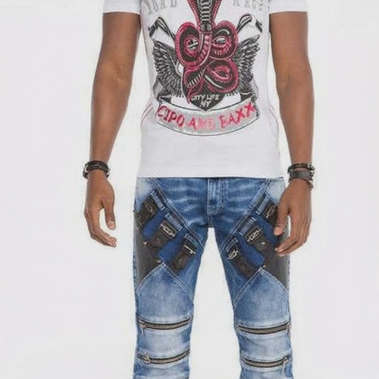 Cipo & Baxx RAPID Herren Jeans Denim CD461 product video 