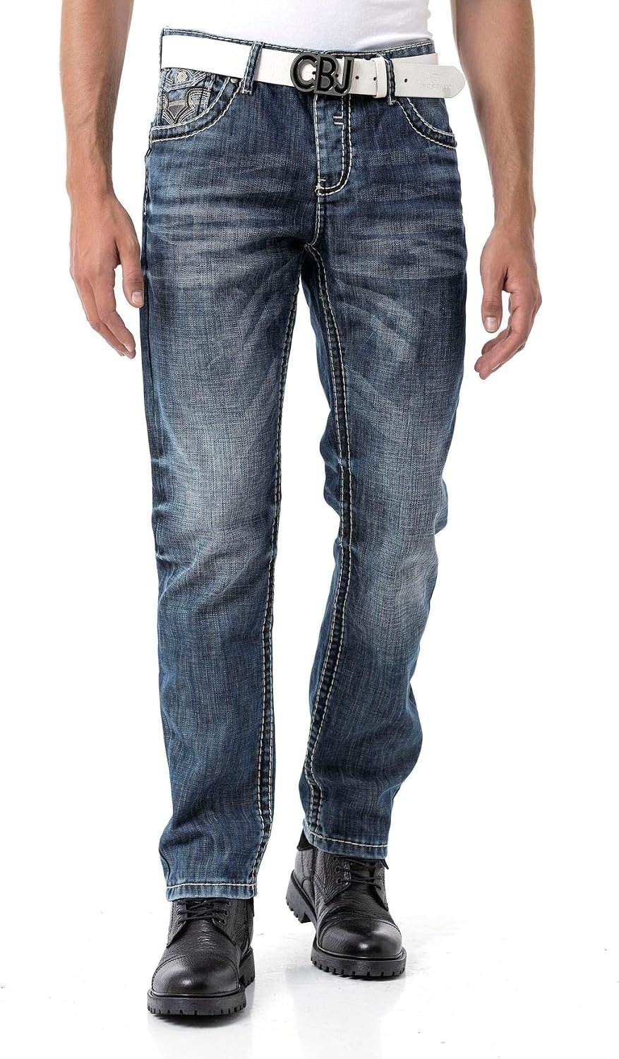 Cipo & Baxx RODEO Herren Jeans darkblue Denim CD862