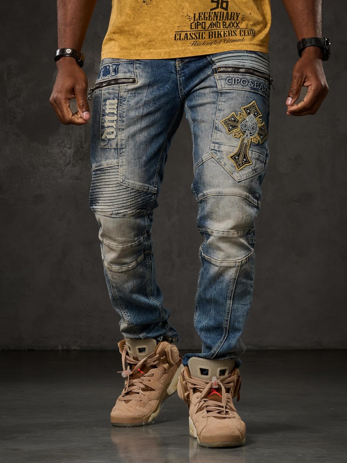 Cipo & Baxx UTAH Herren Jeans Denim CD293