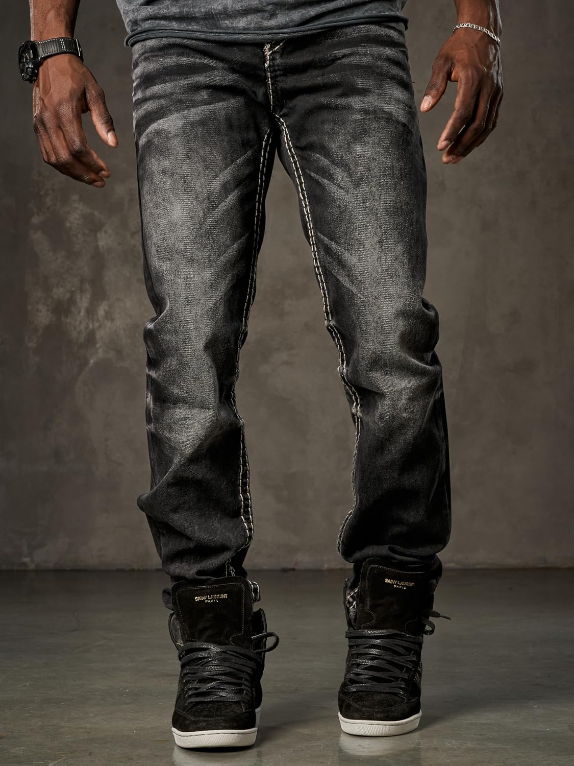 Cipo & Baxx RODEO Herren Jeans black Denim CD862