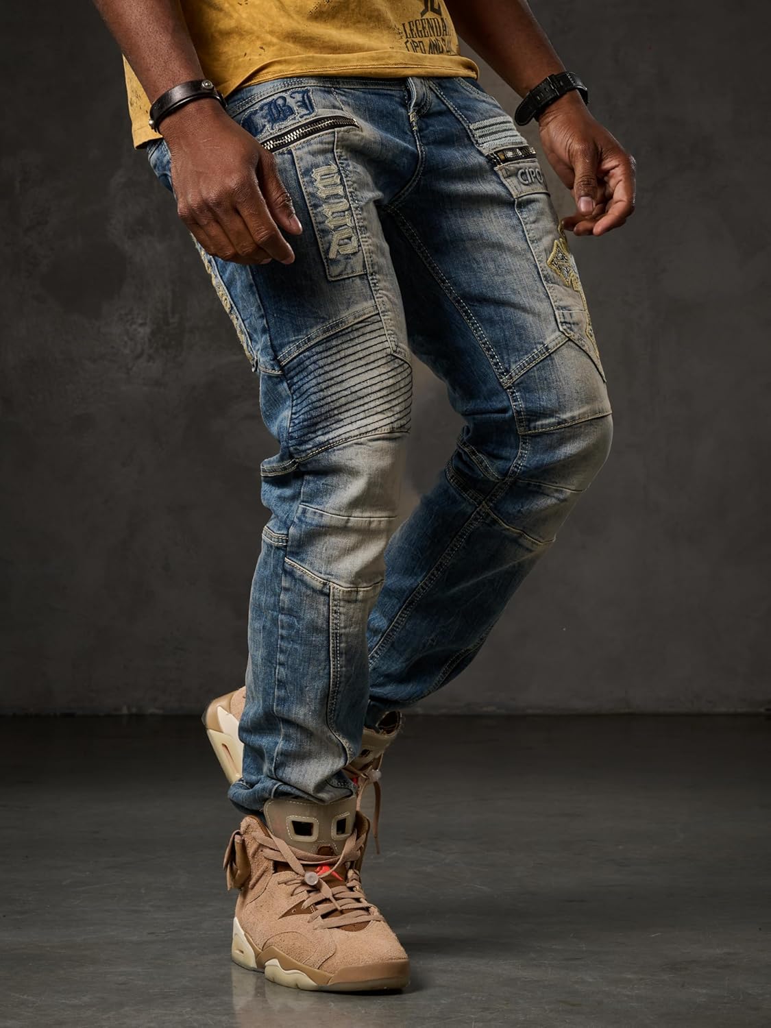 Cipo & Baxx UTAH Herren Jeans Denim CD293