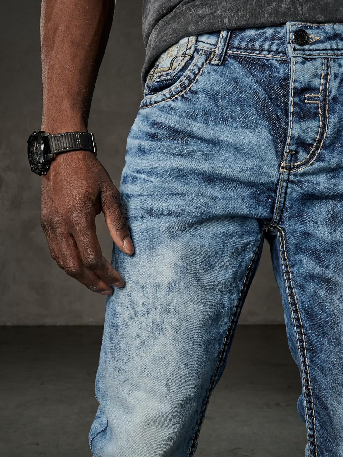 Cipo & Baxx RODEO Herren Jeans blue Denim CD862