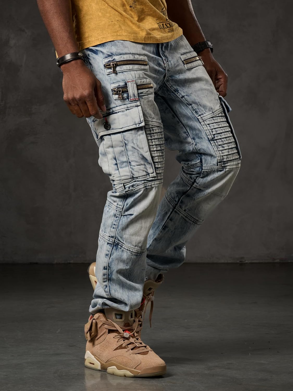 Cipo & Baxx PABLO Herren Cargo Jeans CD798