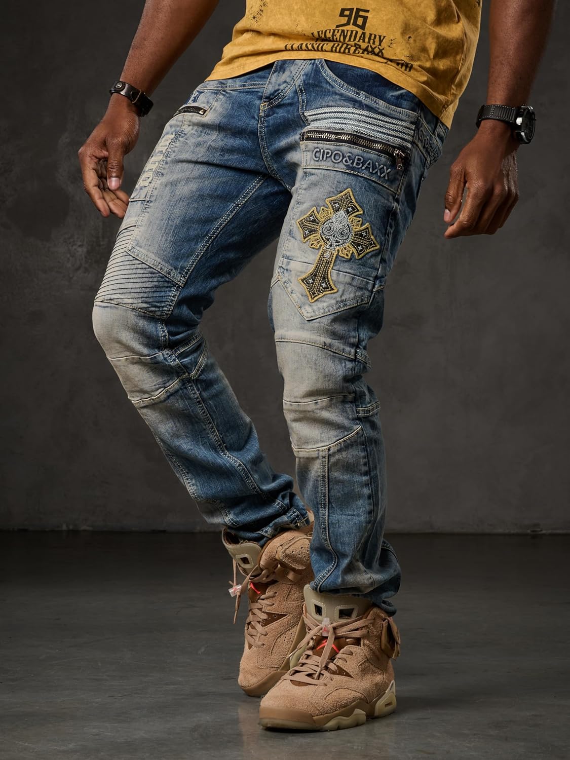 Cipo & Baxx UTAH Herren Jeans Denim CD293