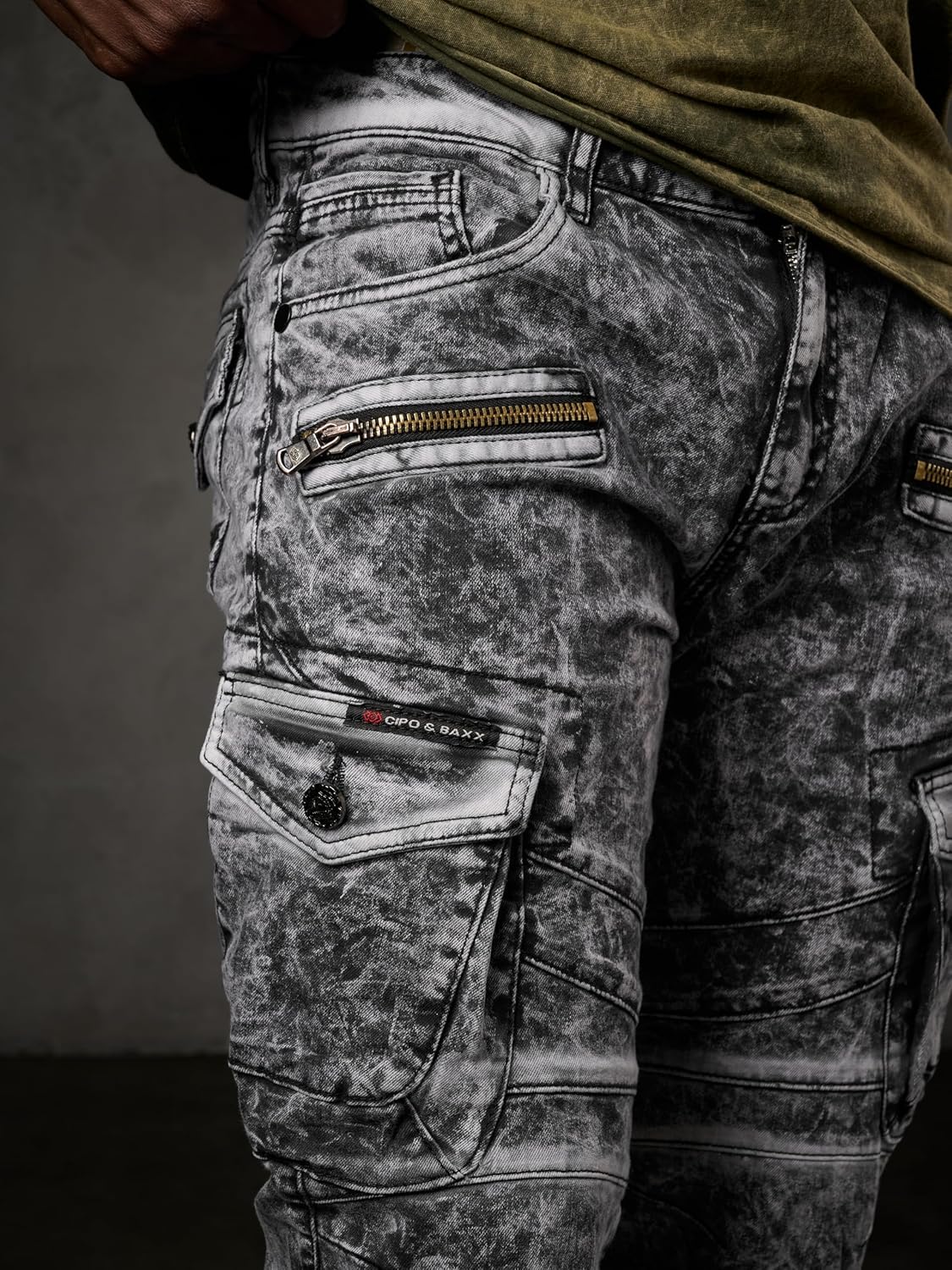 Cipo & Baxx EDISON Herren Jeans Denim CD780