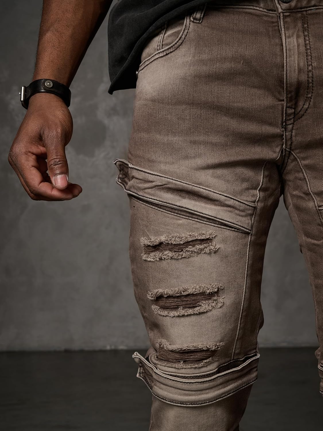 Cipo & Baxx ZERMATT Herren Jeans brown Denim CD555