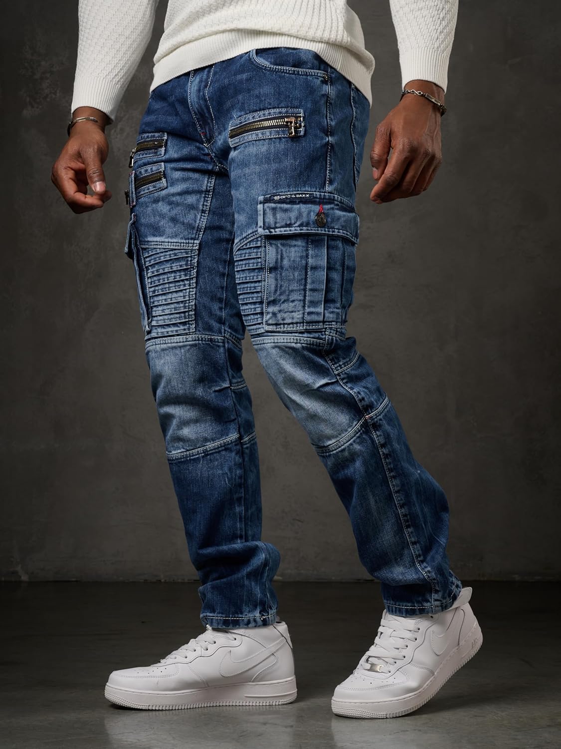 Cipo & Baxx HUGO Herren Cargo Jeans CD798