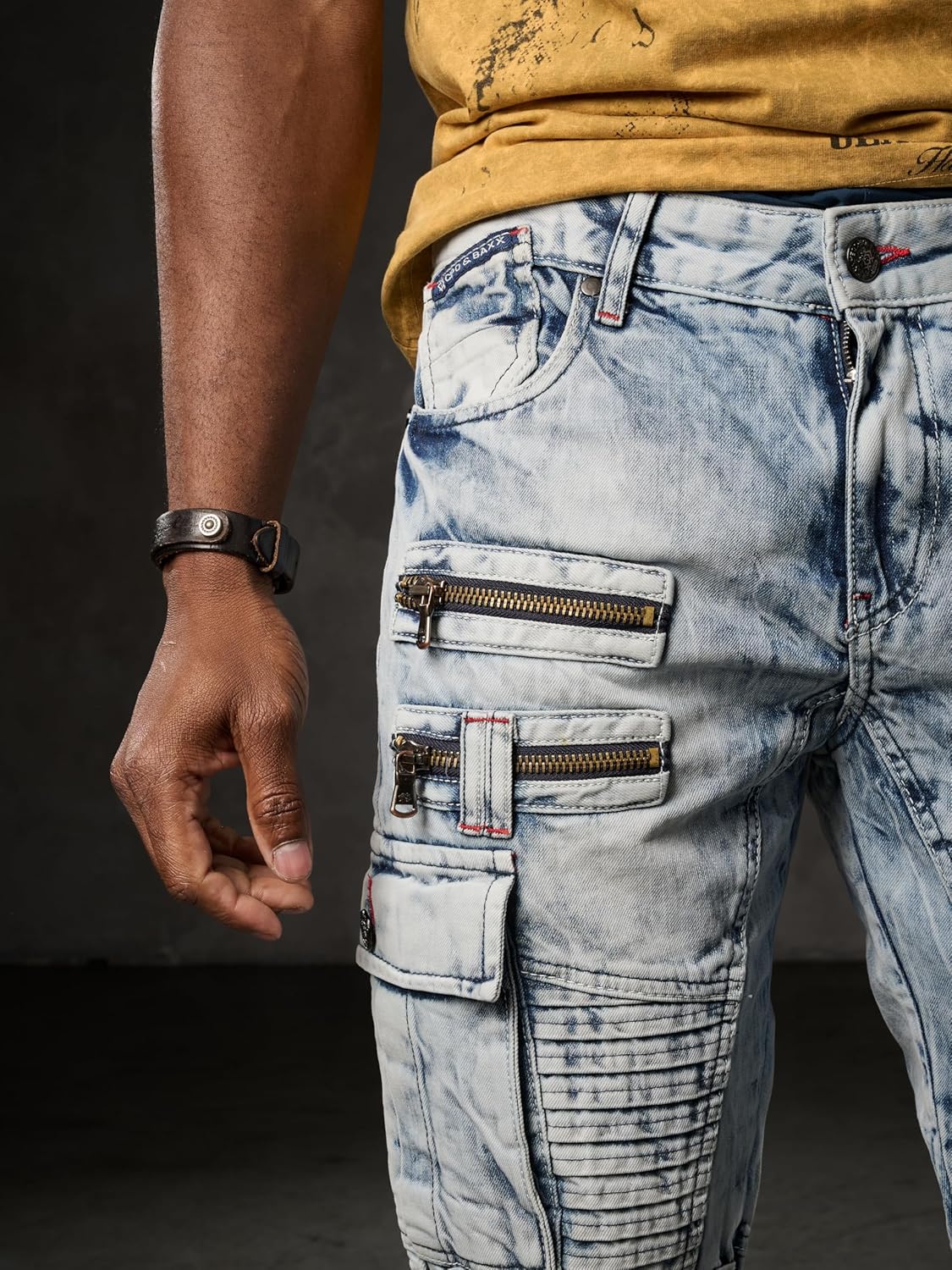 Cipo & Baxx PABLO Herren Cargo Jeans CD798