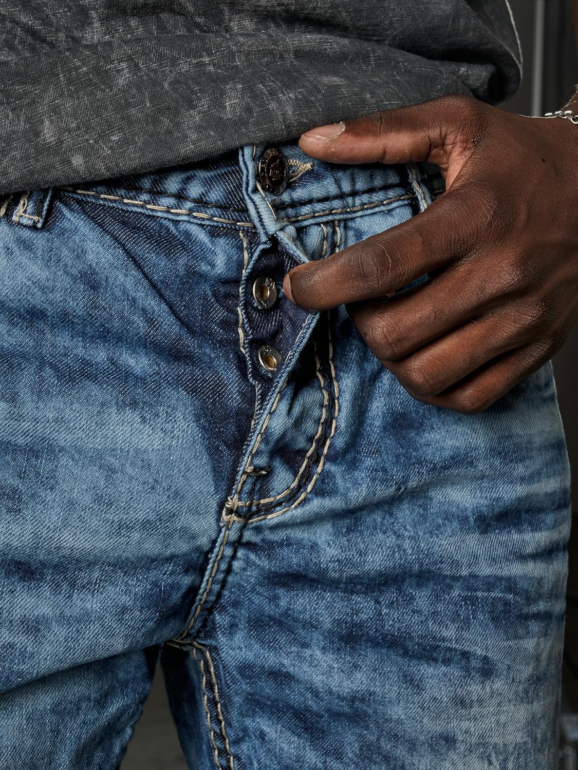 Cipo & Baxx RODEO Herren Jeans blue Denim CD862