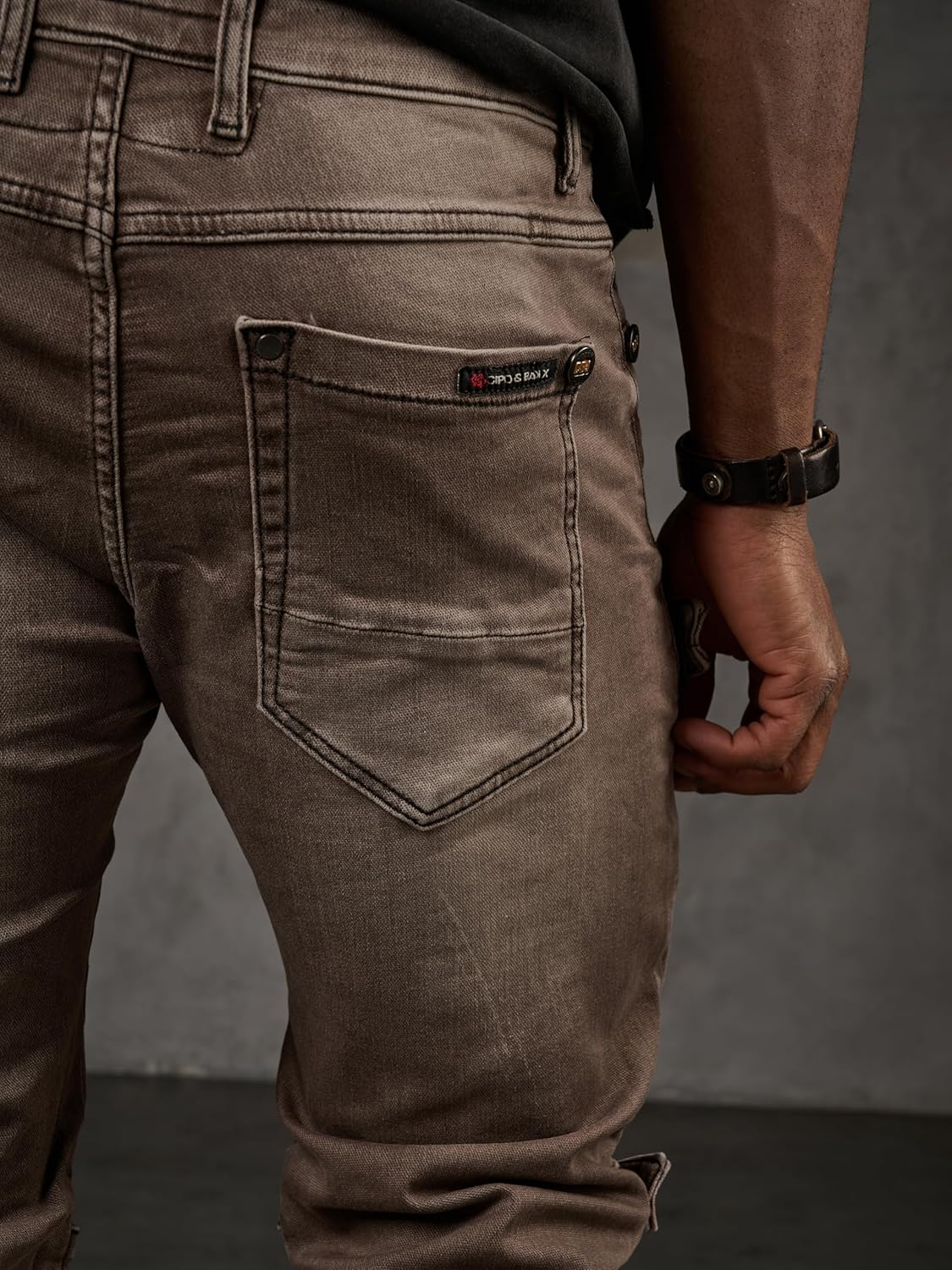 Cipo & Baxx ZERMATT Herren Jeans brown Denim CD555