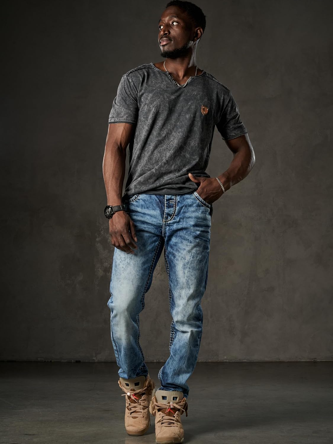Cipo & Baxx RODEO Herren Jeans blue Denim CD862