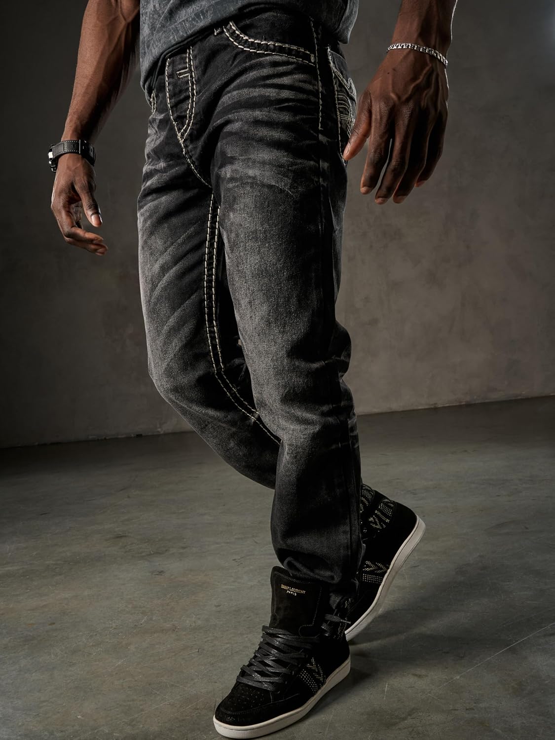 Cipo & Baxx RODEO Herren Jeans black Denim CD862