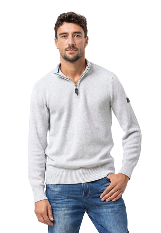 Cipo & Baxx WEXA Herren Pullover grau CP290