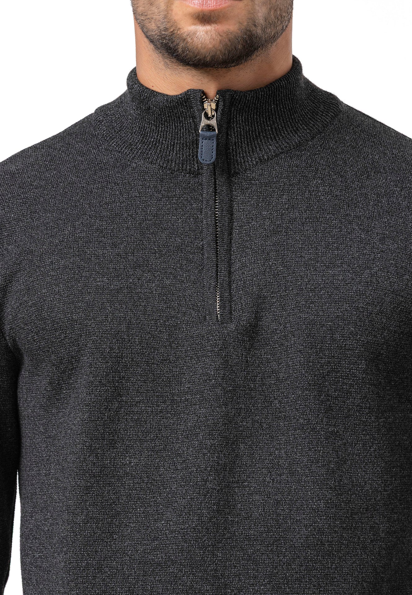 Cipo & Baxx WEXA Herren Pullover dunkelgrau CP290