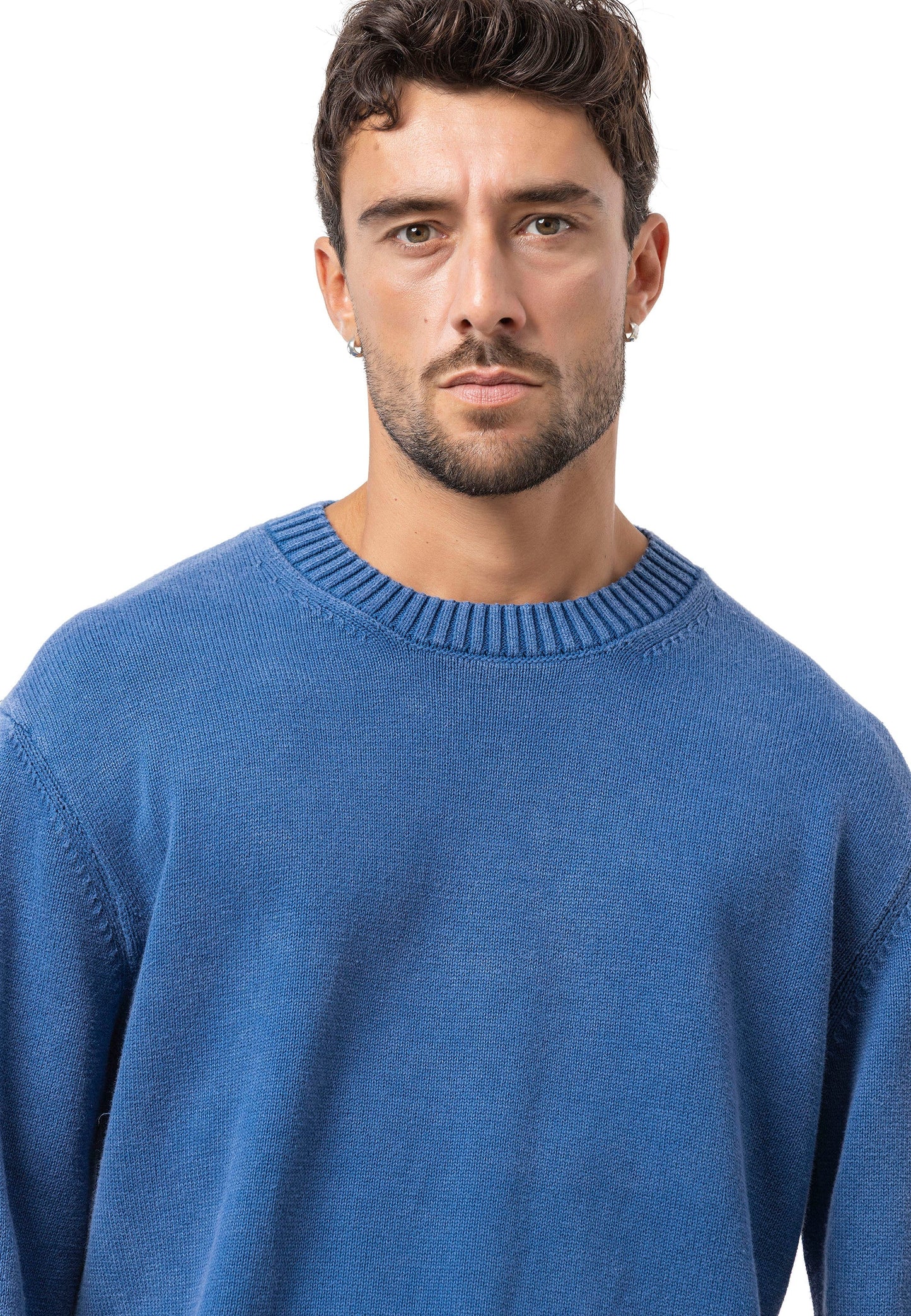 Cipo & Baxx CHENG Herren Pullover blue CP289