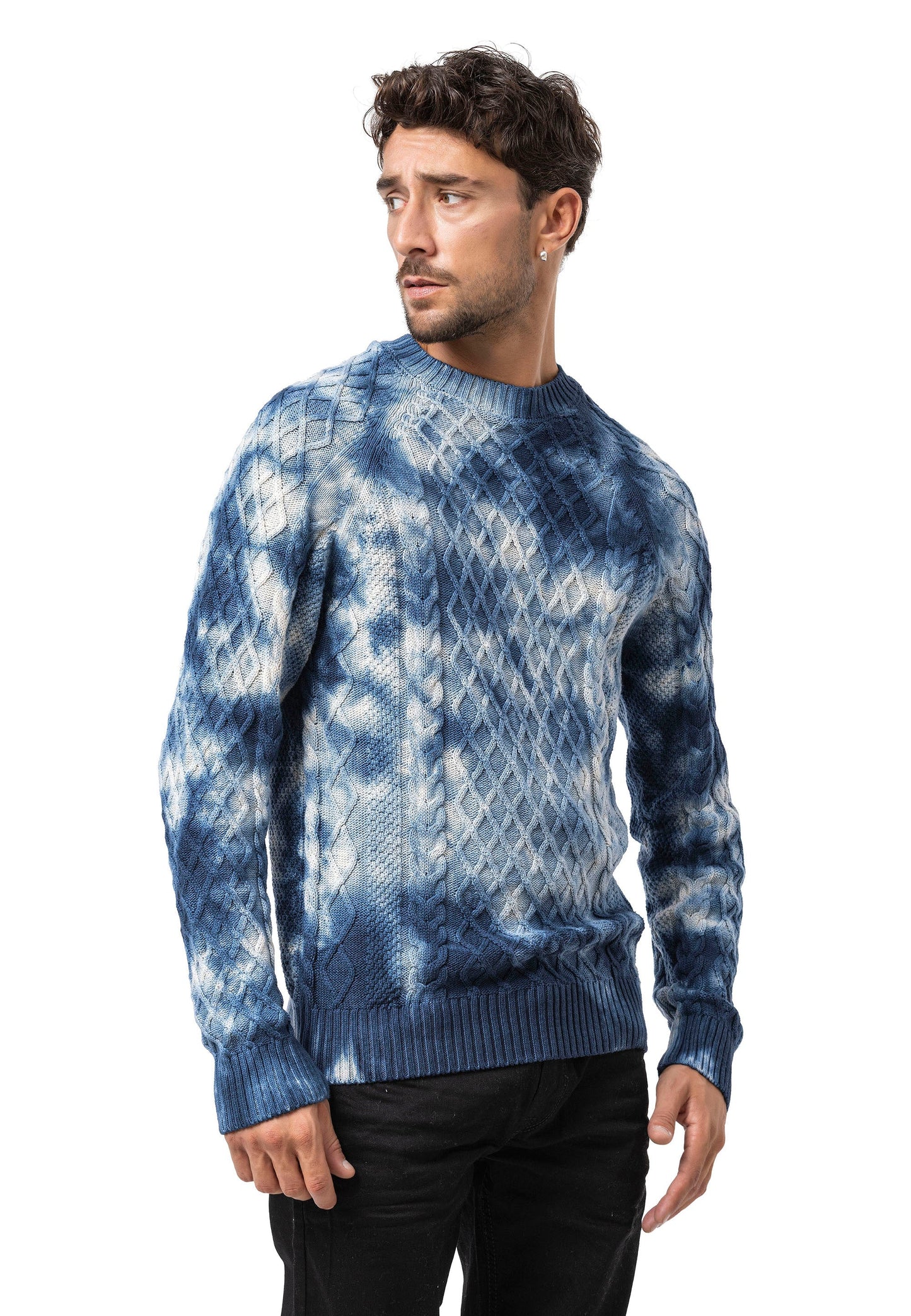 Cipo & Baxx CLOUD Herren Pullover blue CP287