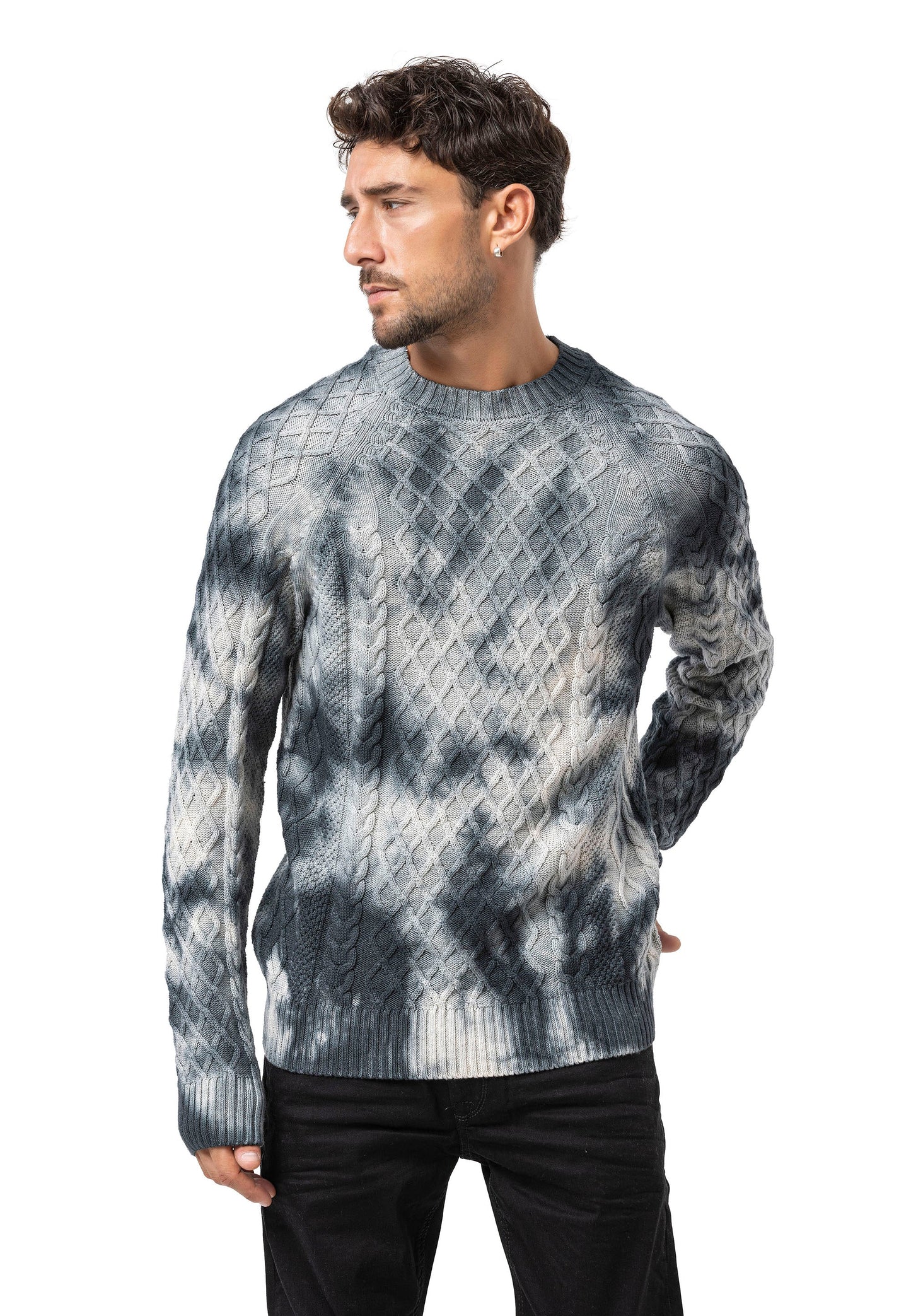 Cipo & Baxx CLOUD Herren Pullover black CP287