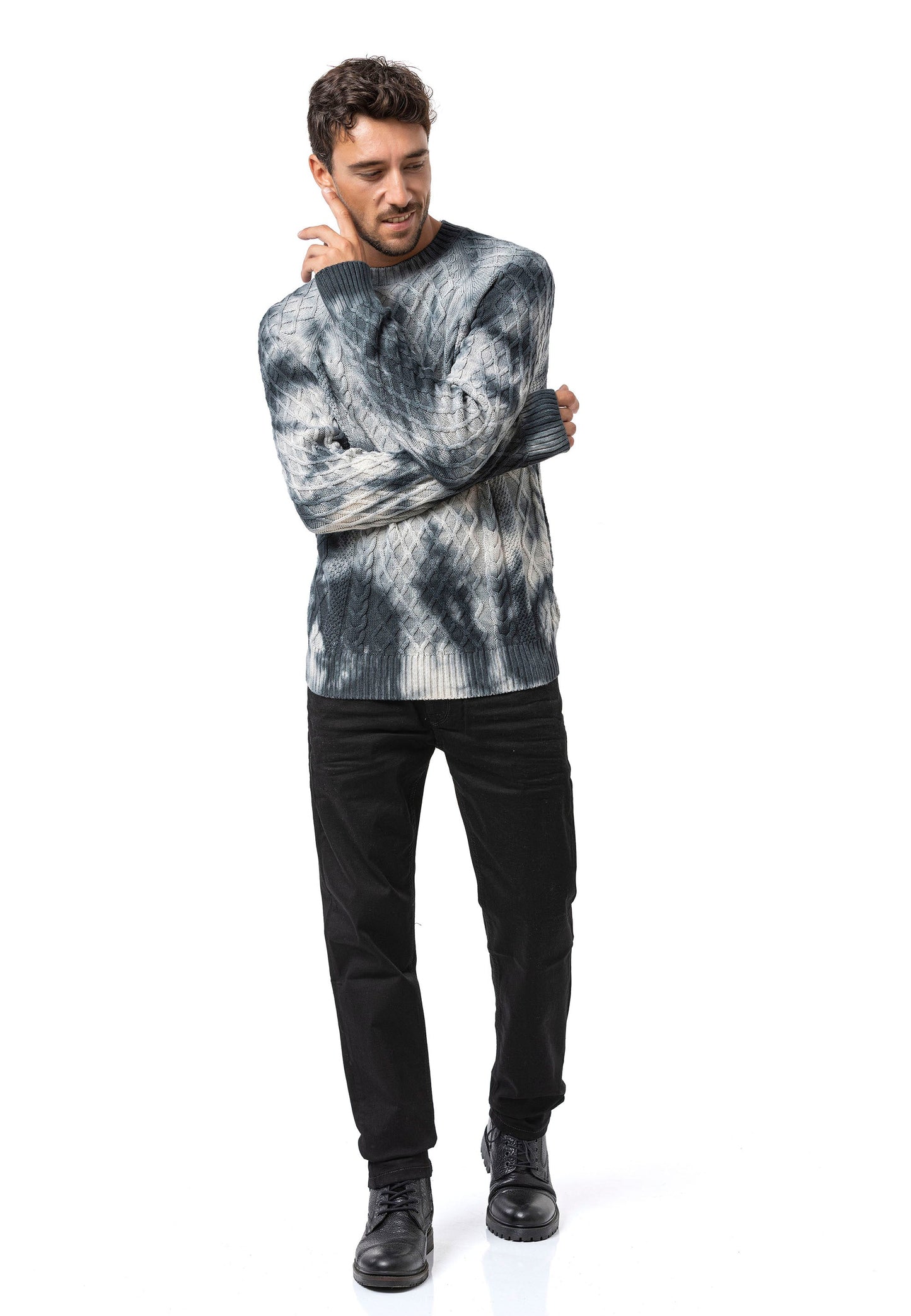 Cipo & Baxx CLOUD Herren Pullover black CP287