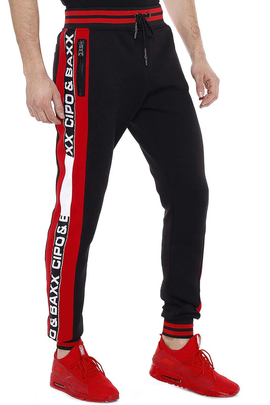 Cipo & Baxx ROCKET Herren Jogginghose rot CR115