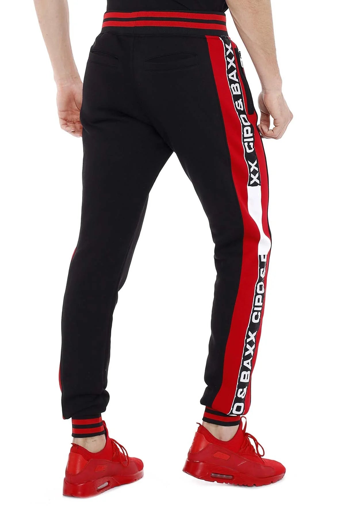 Cipo & Baxx ROCKET Herren Jogginghose rot CR115