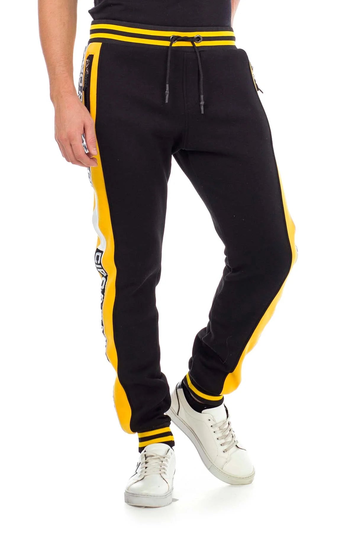 Cipo & Baxx ROCKET Herren Jogginghose gelb CR115