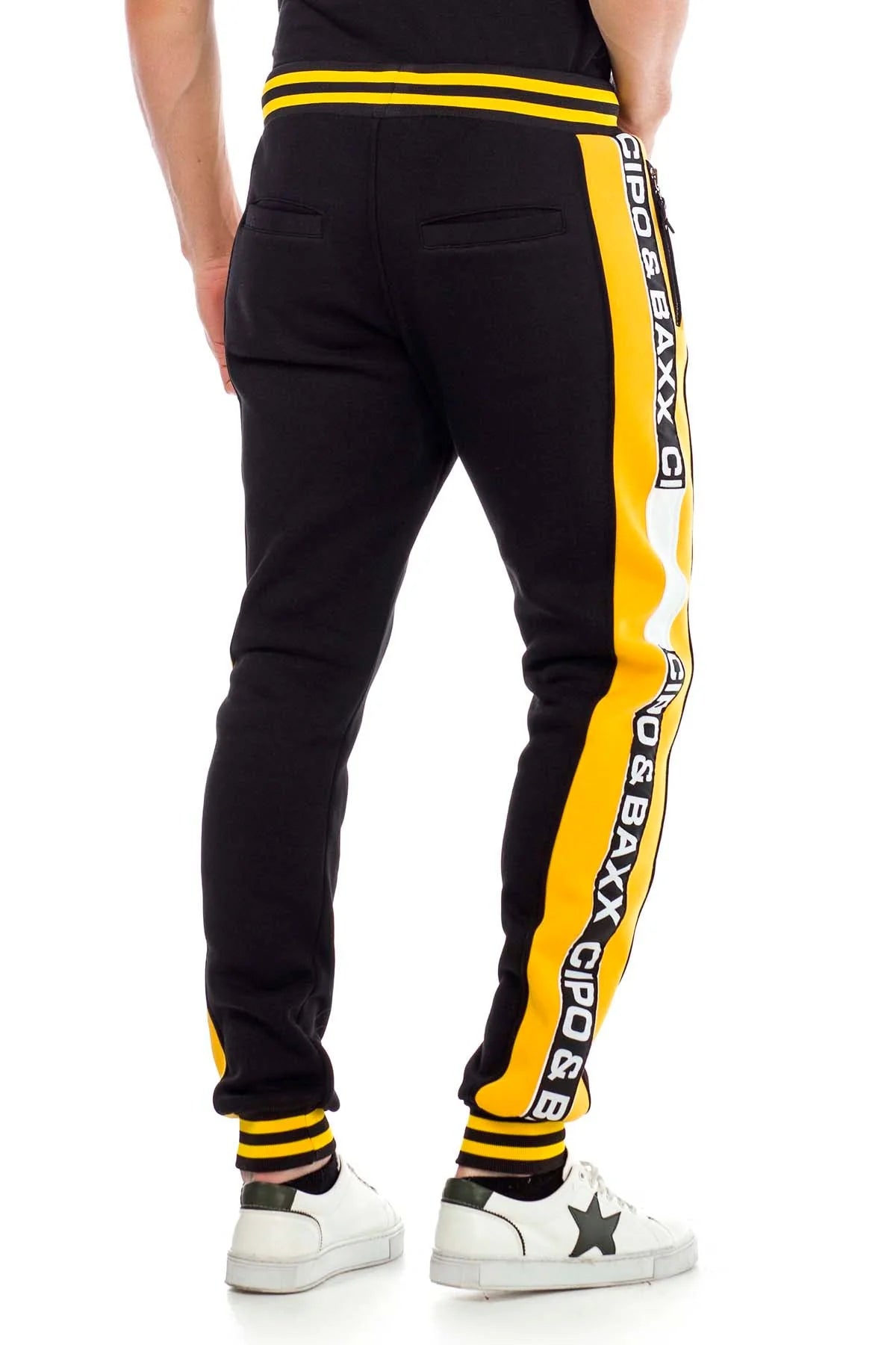 Cipo & Baxx ROCKET Herren Jogginghose gelb CR115