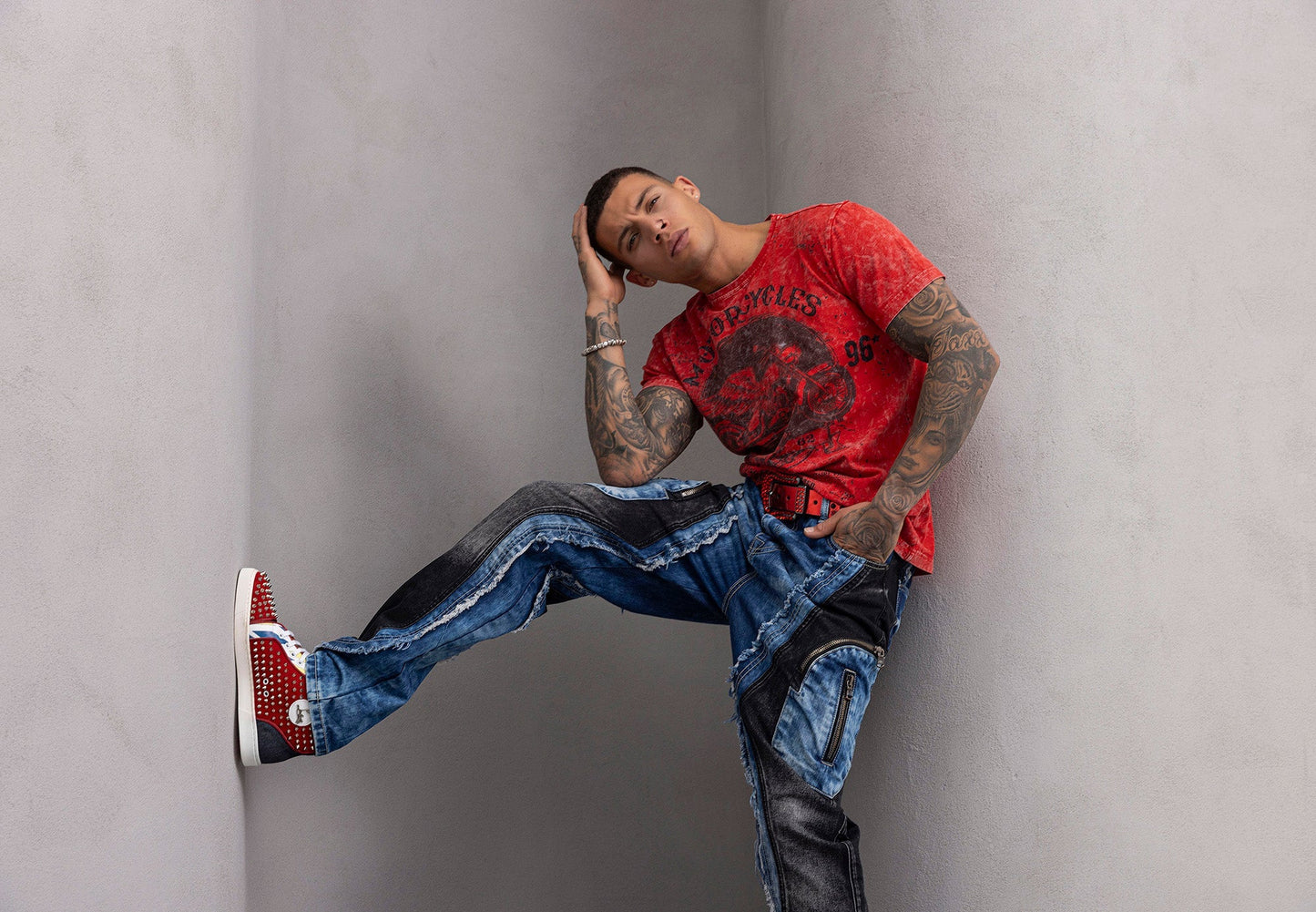 Cipo & Baxx TIM Herren red T-Shirt CT813