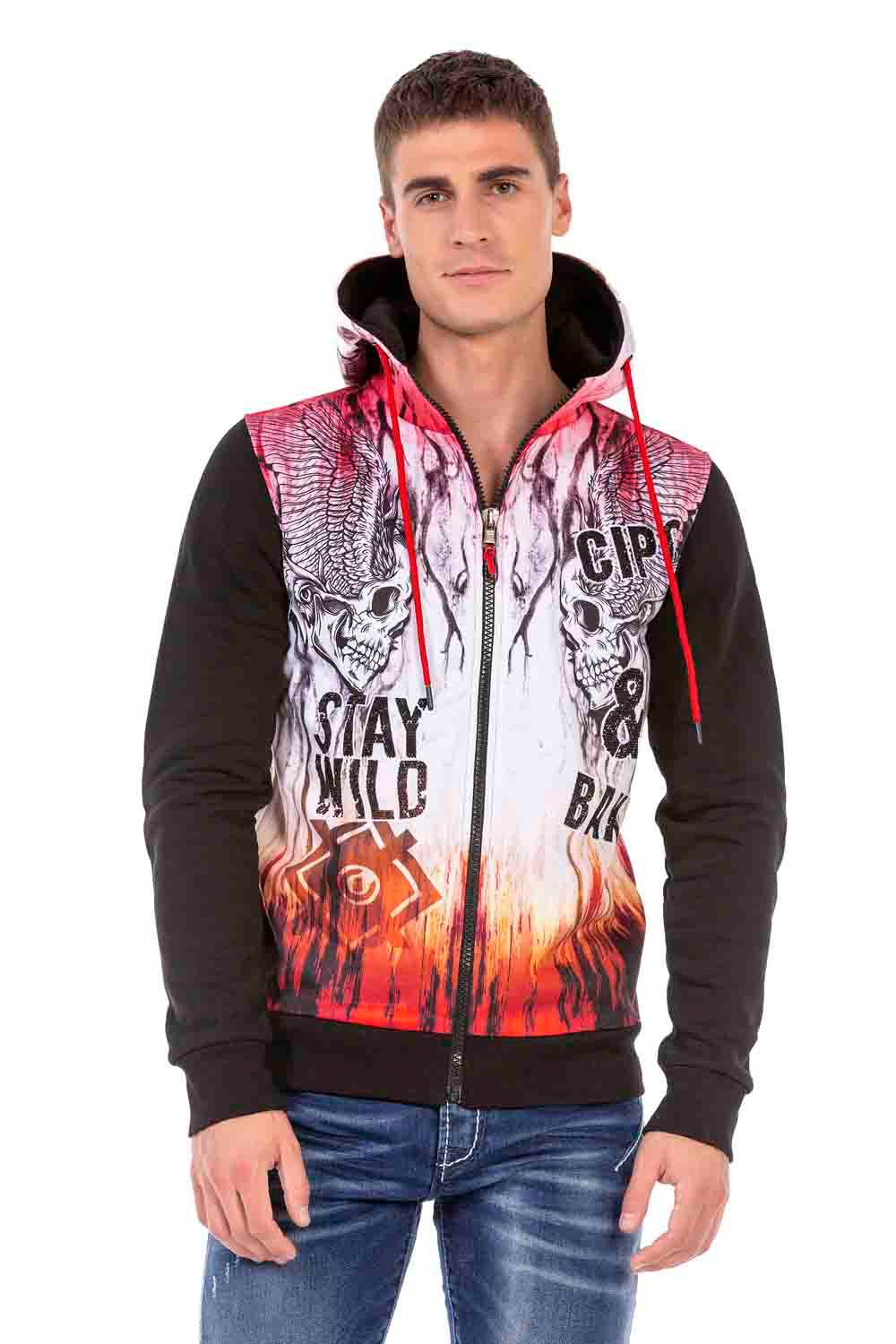 Cipo & Baxx WARRIORS Herren Kapuzen Sweatshirt CL458