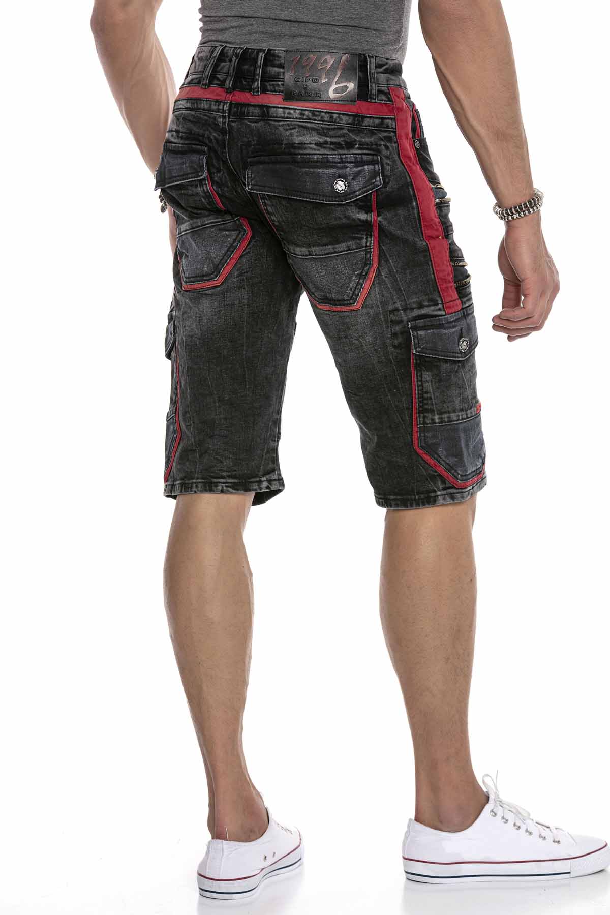 Cipo & Baxx ROSBURG Herren Kurze Jeans Denim CK224