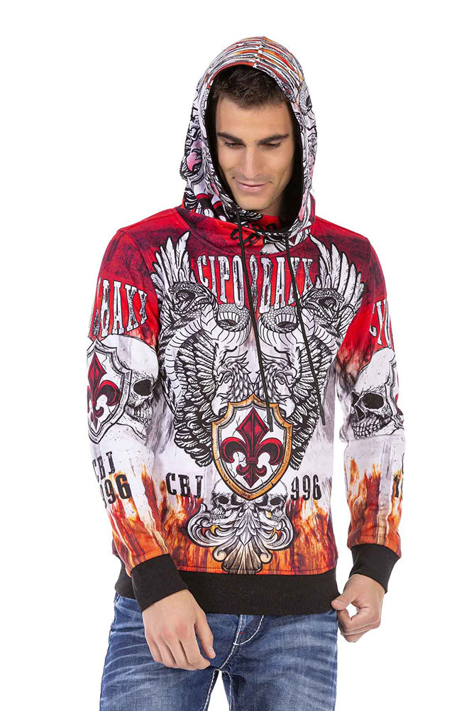 Cipo & Baxx REDFORD Kapuzen Sweatshirt Jacke CL469