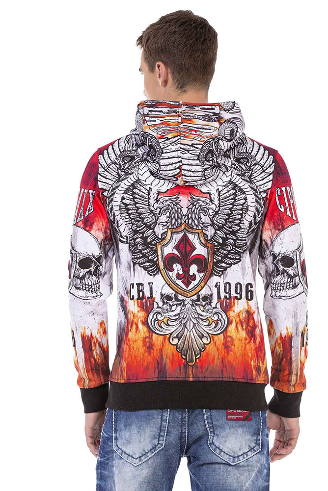 Cipo & Baxx REDFORD Kapuzen Sweatshirt Jacke CL469