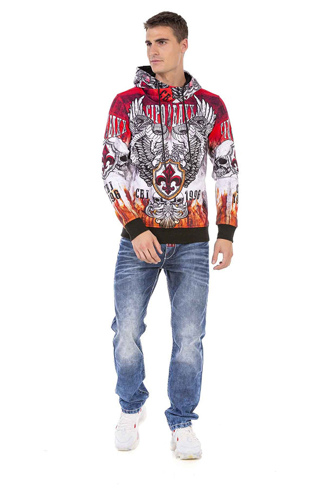 Cipo & Baxx REDFORD Kapuzen Sweatshirt Jacke CL469