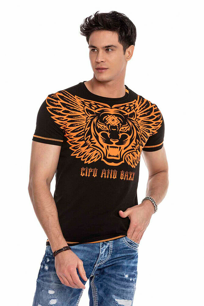 Cipo & Baxx TIGER Herren T-Shirt CT644